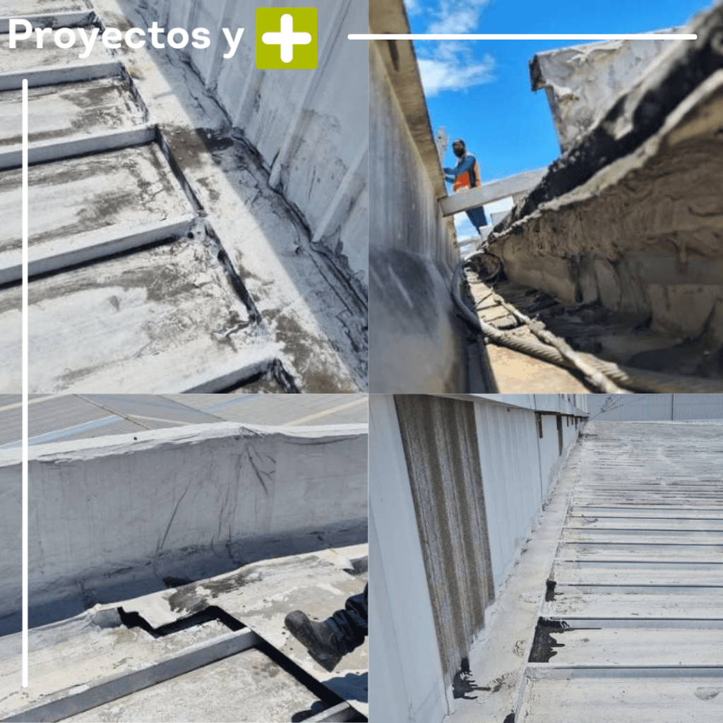 Inspeccion de cubiertas en naves industriales